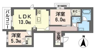 フルリアージュ【3階】の間取り