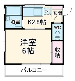 富澤ハイツ【2階】の間取り