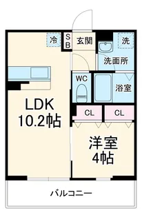 リブリ・Rosemary【1階】の間取り