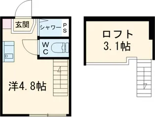 セント・アンドリューズ三軒茶屋【103号室】の間取り