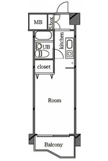 萬ビル【406号室】の間取り