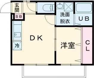 レゴキューブ【102号室】の間取り