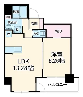 ル コワン【4階】の間取り