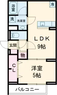 セレスティア中台Ⅱ【3階】の間取り