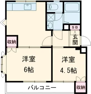 ルミエール【1階】の間取り