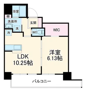 ル コワン【5階】の間取り