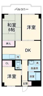 コーラル・リーフ【1階】の間取り