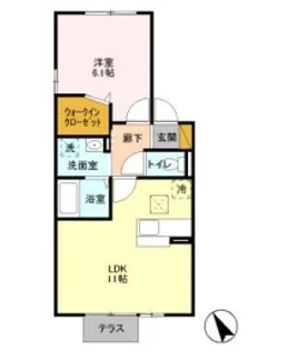 ジュネス【2階】の間取り