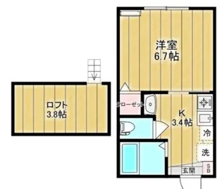 LOSA【1階】の間取り
