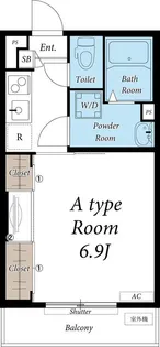 リブリ・サンガ【02010号室】の間取り