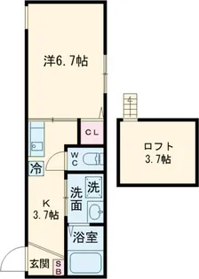 LOSA【1階】の間取り