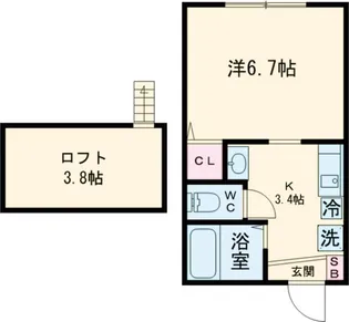 LOSA【2階】の間取り