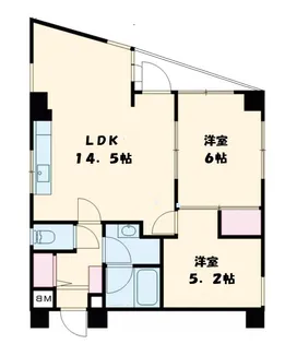 フォルム長岡天神【4階】の間取り