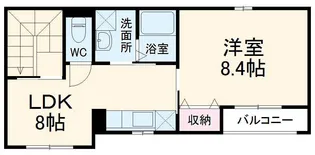 ルミナスハイム【1階】の間取り
