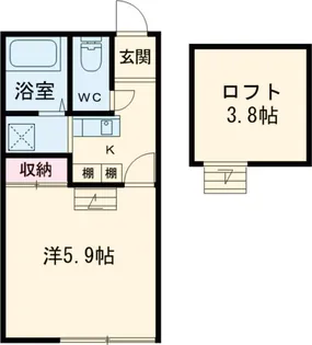 エスポワール【1階】の間取り