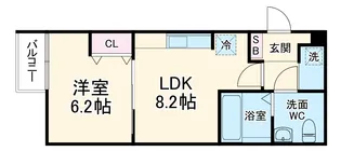 QUIET CRAB HOUSE mix山手【2階】の間取り