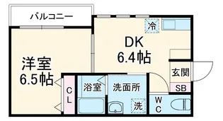 QUIET CRAB HOUSE mix山手【3階】の間取り