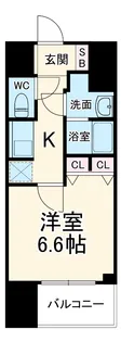 SーRESIDENCE四日市駅前COULEUR(クルール) フリ【15階】の間取り