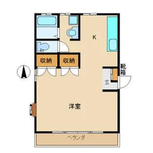 シャモニー【202号室】の間取り