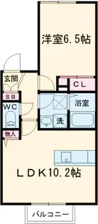 BLANCHIR.COMME【1階】の間取り