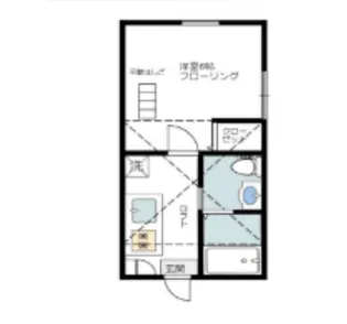 Dieu Celeste 京王稲田堤【205号室】の間取り