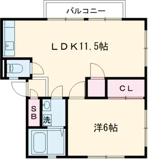 ドルチェ駒沢【1階】の間取り
