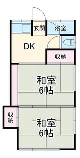 蒲郡市形原町川原長屋【1号室】の間取り