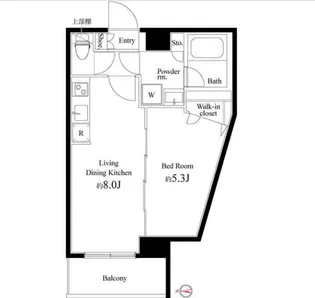 Court Blanche【3階】の間取り