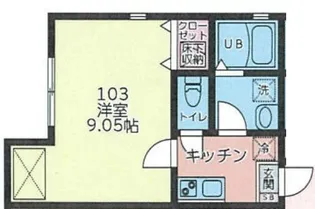 アフェット幕張10【1階】の間取り