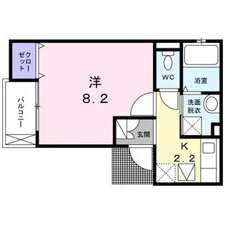 メゾンド南光Ⅱ【1階】の間取り