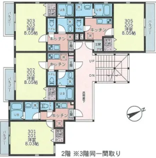 アフェット幕張10【3階】の間取り