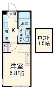 カンパネラ相原【2階】の間取り