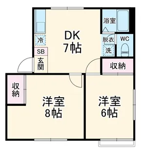 ポエム鈴金Ⅰ【2階】の間取り