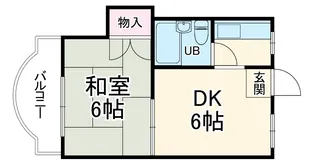 ホワイトハイツ【101号室】の間取り