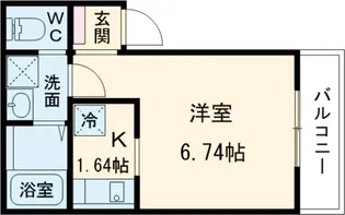 FUJISTA西武柳沢【2階】の間取り