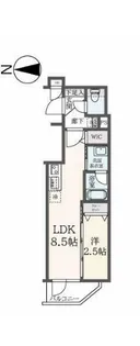 ハーモニーレジデンス東新宿【3階】の間取り