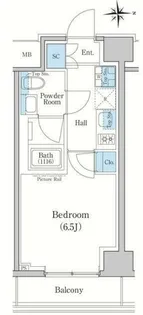 スタイリオ新丸子NORTH【4階】の間取り