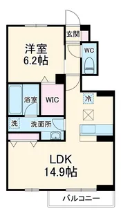 epis 広田【1階】の間取り