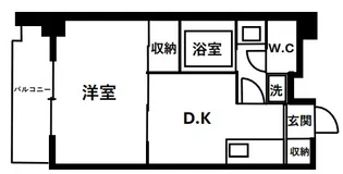 メゾン橘【03040号室】の間取り