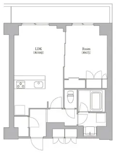 オアーゼ日暮里レジデンス【8階】の間取り