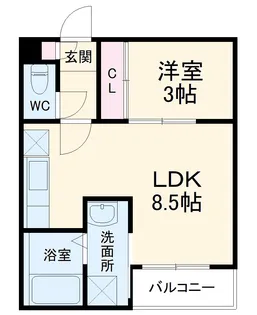 REGALEST Feliz【3階】の間取り