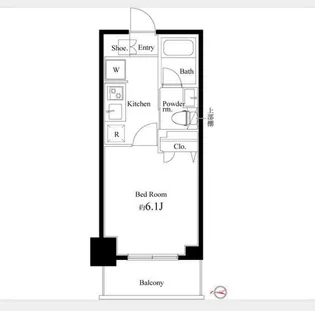 Court Blanche【2階】の間取り