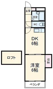 パレス八千代台【1階】の間取り