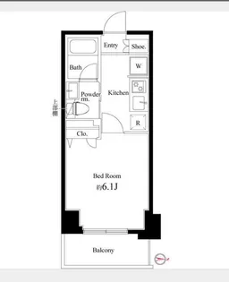 Court Blanche【1階】の間取り