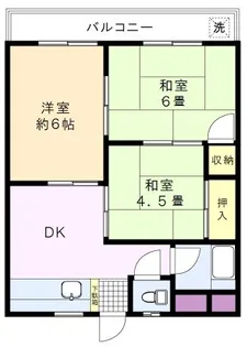 清光ハイム【3階】の間取り