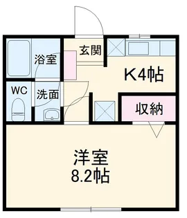 フォレストハウス八千代【2階】の間取り