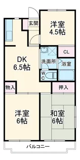 アーバン淵野辺【4階】の間取り