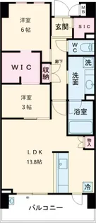 ミオカステーロ大井町【8階】の間取り