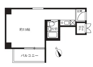 MAC所沢コート【601号室】の間取り