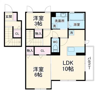 コートヴィラ【2階】の間取り